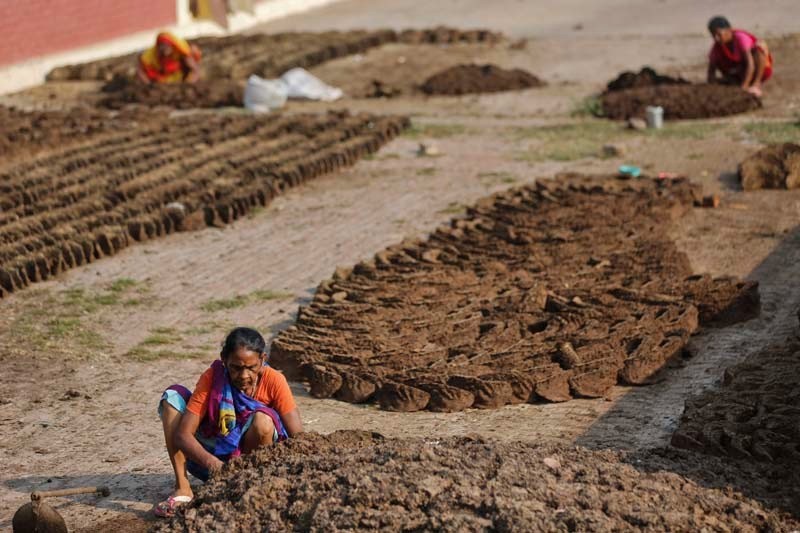 Rural women's Self-Help Group at work